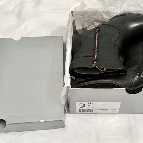 Ara black leather boots - Never worn - in original box -  Women’s size 10.5 (US)